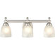 None 3 Light 22 inch Satin Nickel Bathroom Vanity Light Wall Light